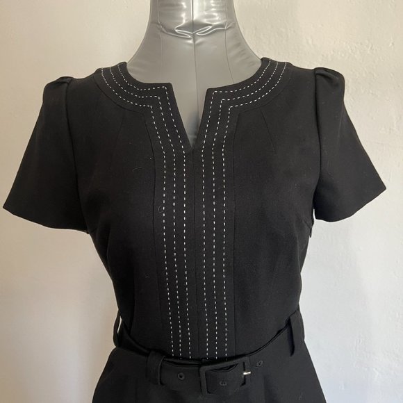 BODEN Elegant Dress, Black, Size 4R - Picture 3 of 8